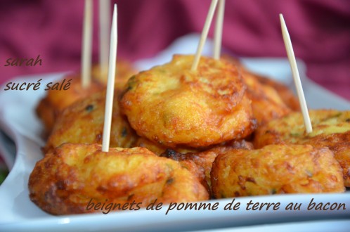 beignets pomme de terre bacon 2