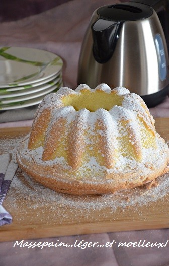massepain gâteau léger et moelleux
